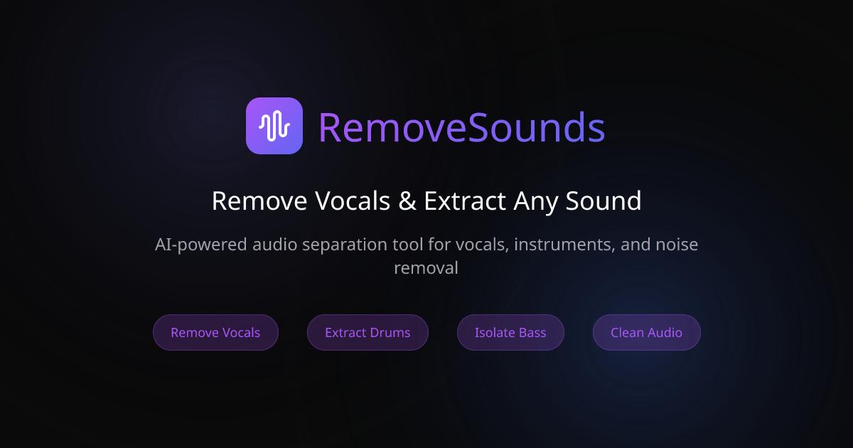 RemoveSounds Screenshot